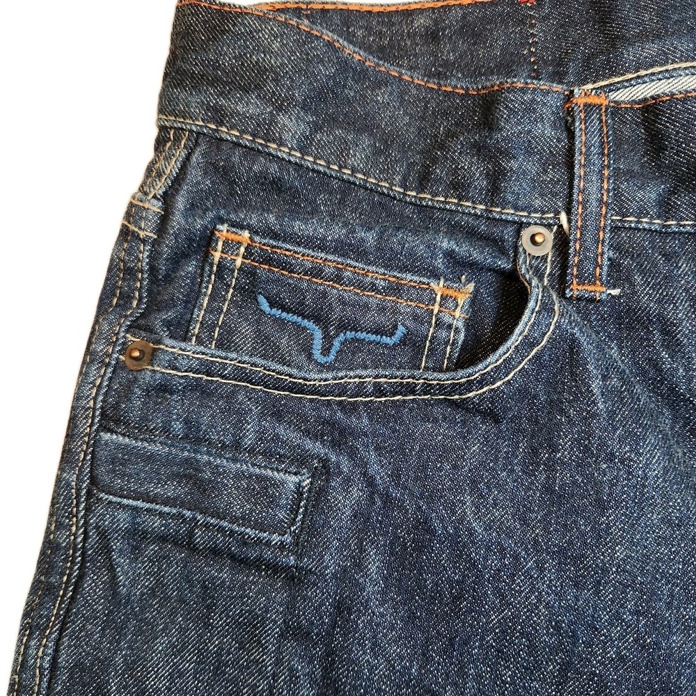 Kimes Ranch Dillon Jeans Mens 31x36 Made USA Relaxed Bootcut Western Cowboy EUC - Picture 6 of 13